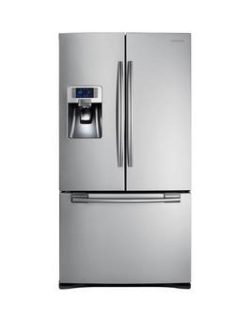 Samsung Rfg23Uers1/Xeu French Door Side By Side Fridge Freezer - Next Day Delivery - Silver